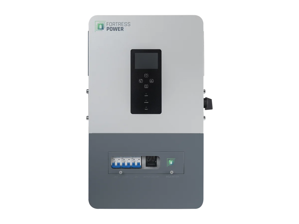 Fortress Power Solo 6.5K 48V Non-Export Hybrid Inverter, 6.5kW Split/Single-Phase, Dual MPPT 10kW Solar Input, 140A Battery Charger, UL 1741