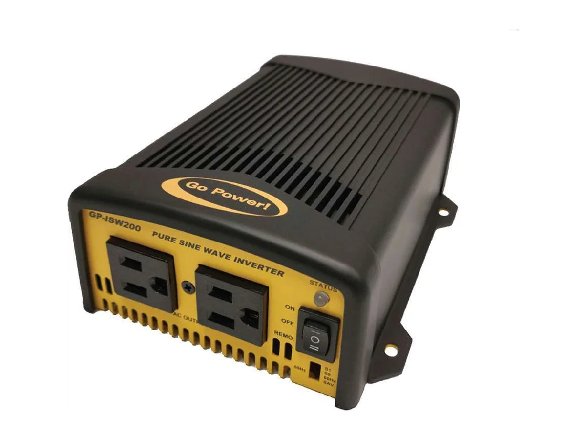 Go Power 200W 12V Industrial Pure Sine Inverter - GP-ISW200-12