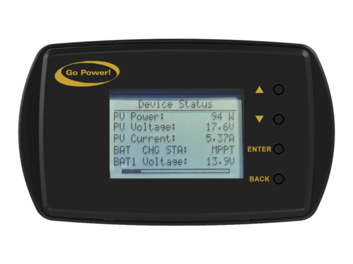 Go Power! Bluetooth Enabled MPPT Remote - GP-RVC-R