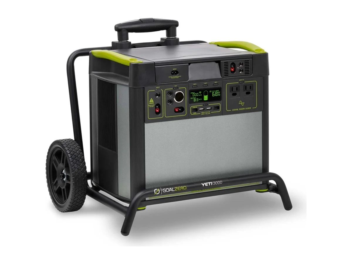 Goal Zero Yeti 3000 Lithium Portable Power Station With Wifi