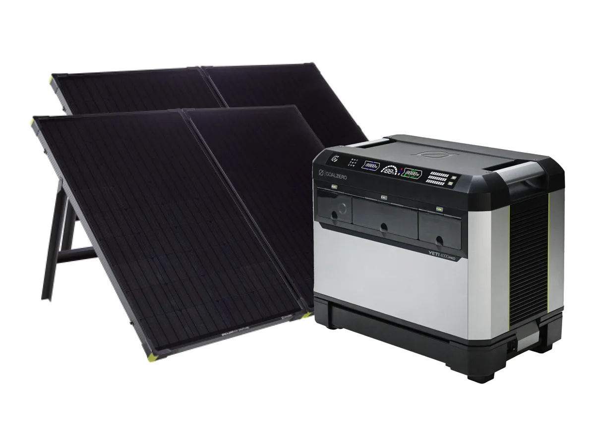 Yeti PRO 4000 + (2) Boulder 200 BC Solar Generator
