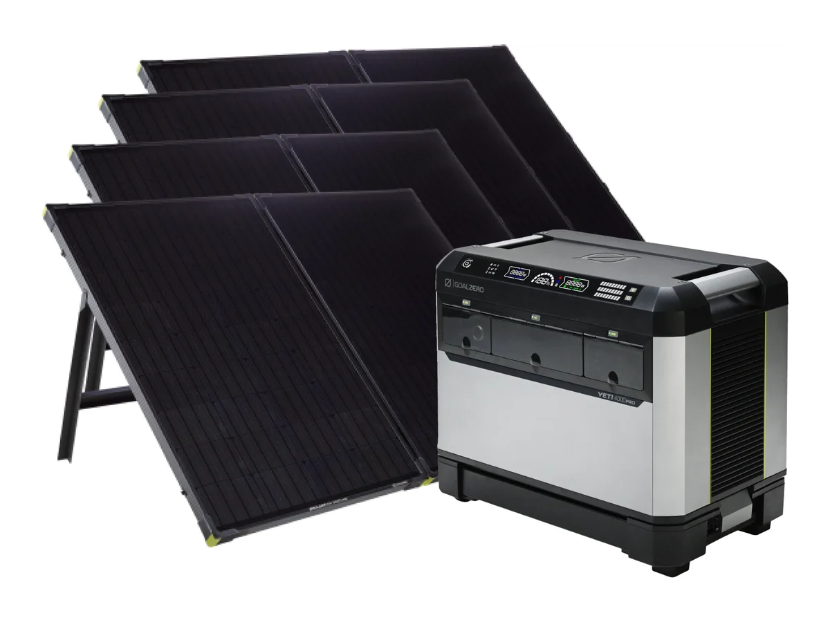 Yeti PRO 4000 + (4) Boulder 200 BC Solar Generator