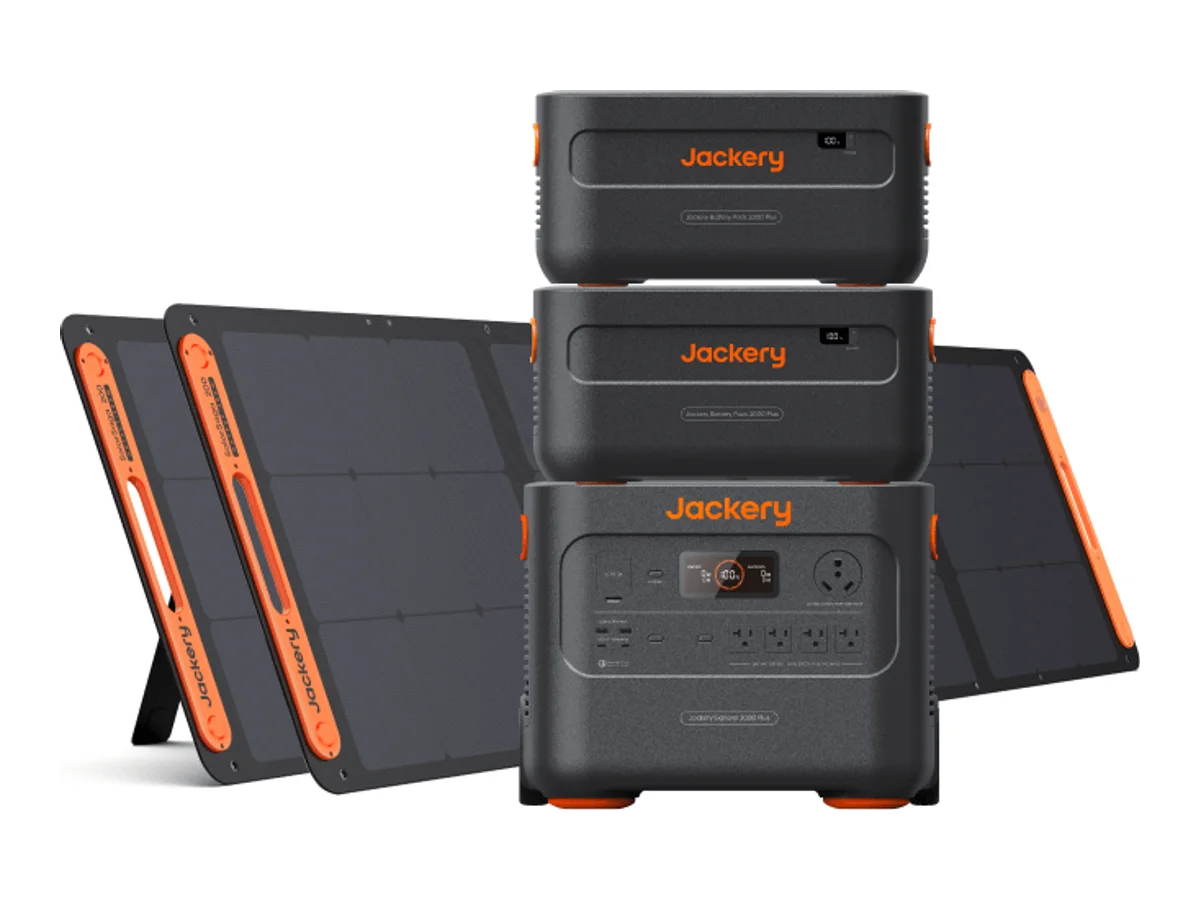 Jackery Solar Generator 2000 Plus Kit (6kWh)