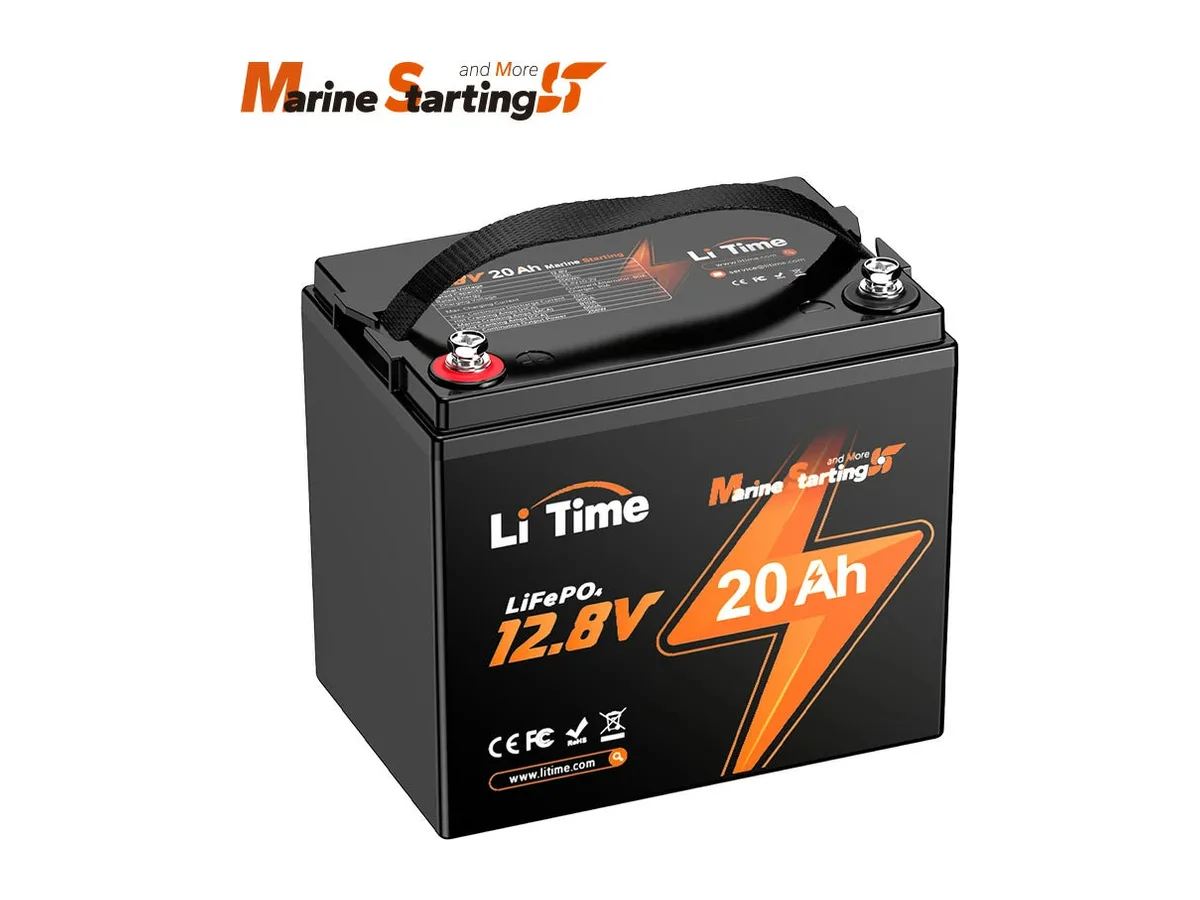 LiTime 12V 20Ah 800 CCA Marine Starting Lithium Battery