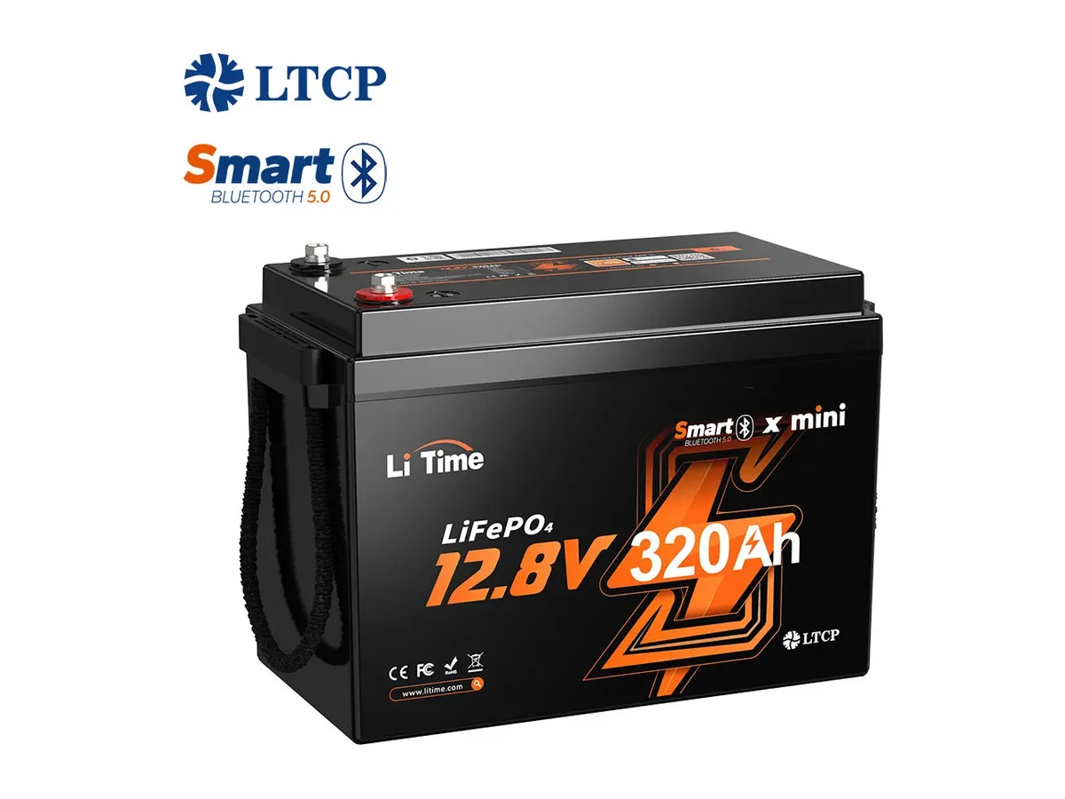 LiTime 12V 320Ah Mini Bluetooth Lithium Battery for RV, Off-Grid, Marine and Truck