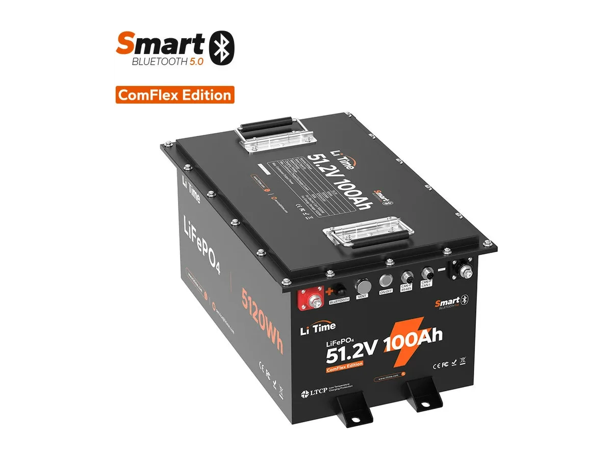 LiTime 48V 100Ah ComFlex Marine LiFePO4 Battery