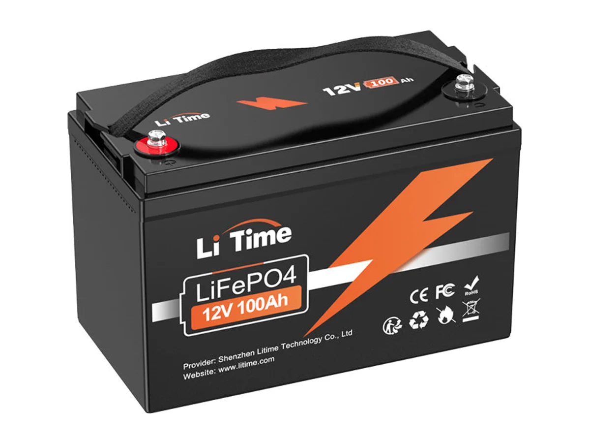 LiTime 12V 100Ah LiFePO4 Lithium Battery