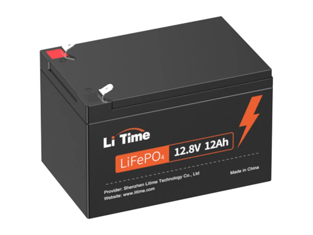 LiTime 12V 12Ah LiFePO4 Lithium Battery for Fish Finder
