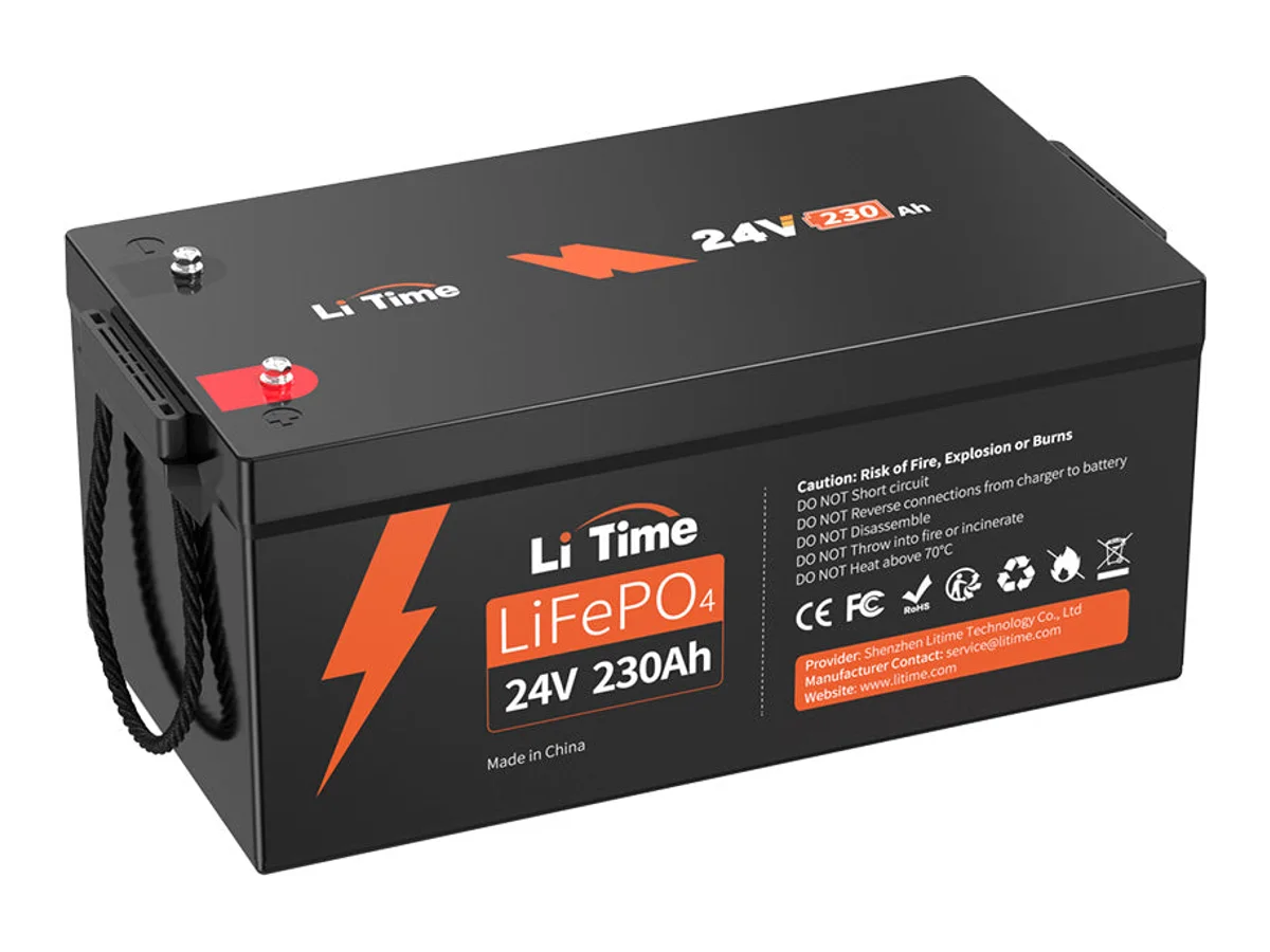 LiTime 24V 230Ah LiFePO4 Lithium Battery