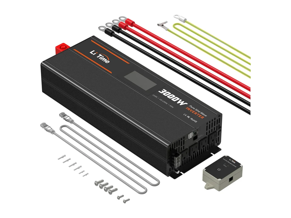 LiTime 3000 Watt 12V Pure Sine Wave Inverter