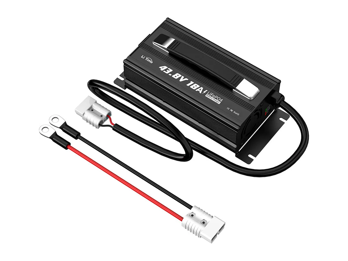LiTime 36 Volt (43.8V) 18A LiFePO4 Lithium Golf Cart Battery Charger