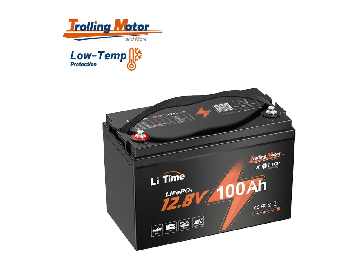 LiTime 12V 100Ah TM Lithium Deep Cycle Trolling Motor Battery
