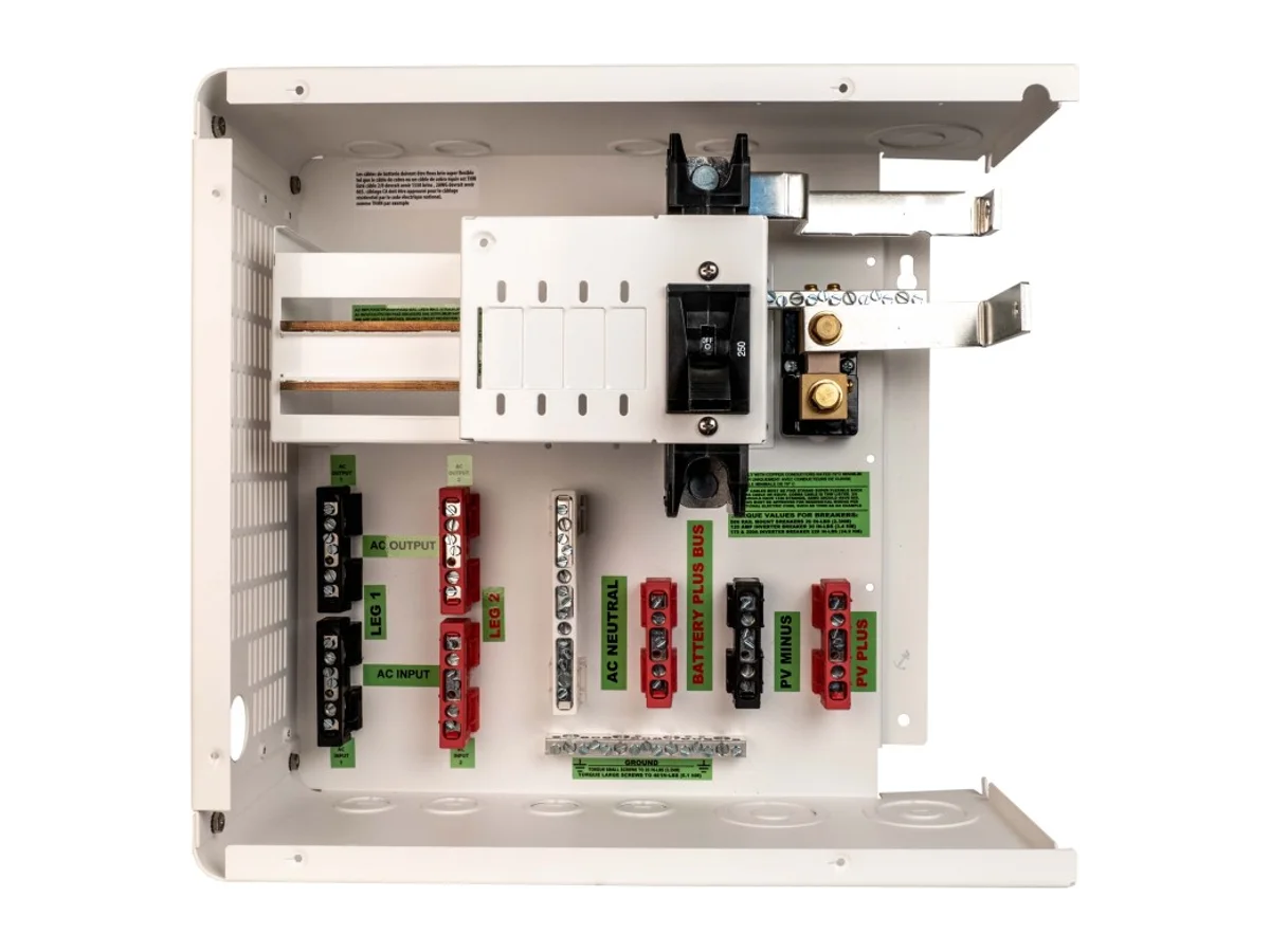 MidNite Solar E-Panel for single Schneider Electric Conext SW Inverter/Charger 175A or 250A