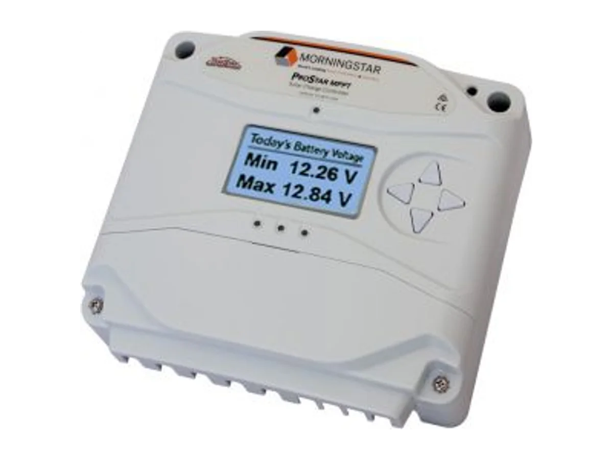 Morningstar Prostar Charge Controller MPPT 25A with Digital Meter - PS-MPPT-25-M
