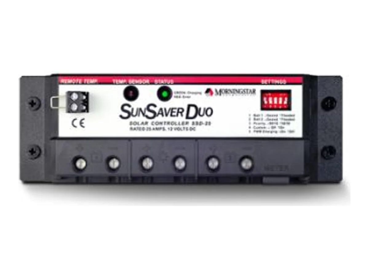 Morningstar SunSaver Duo PWM Charge Controller 25A 12V - SSD-25