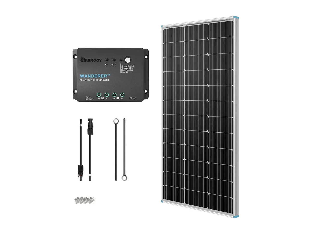 100W 12V Solar Panel Kit