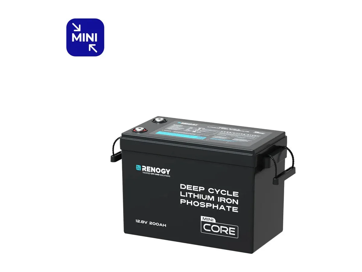 12V 200Ah LiFePO4 Battery w/ Low-Temperature Protection