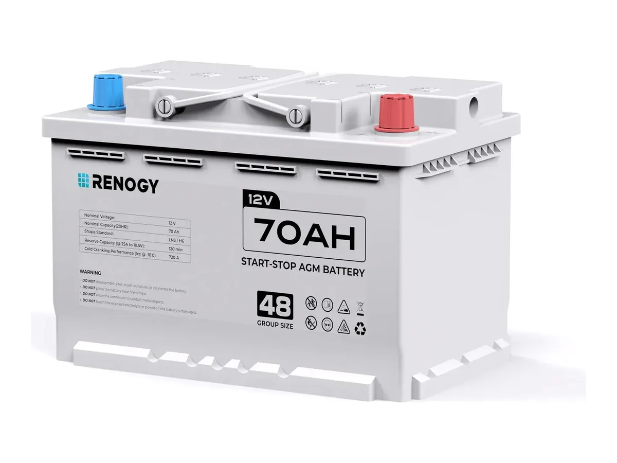 12V 70Ah Start-Stop AGM Battery