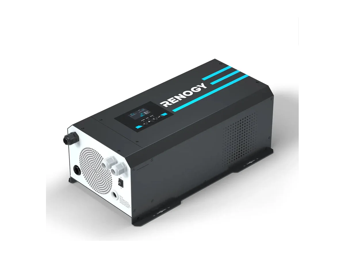 2000W 12V Pure Sine Wave Inverter Charger w/ LCD Display