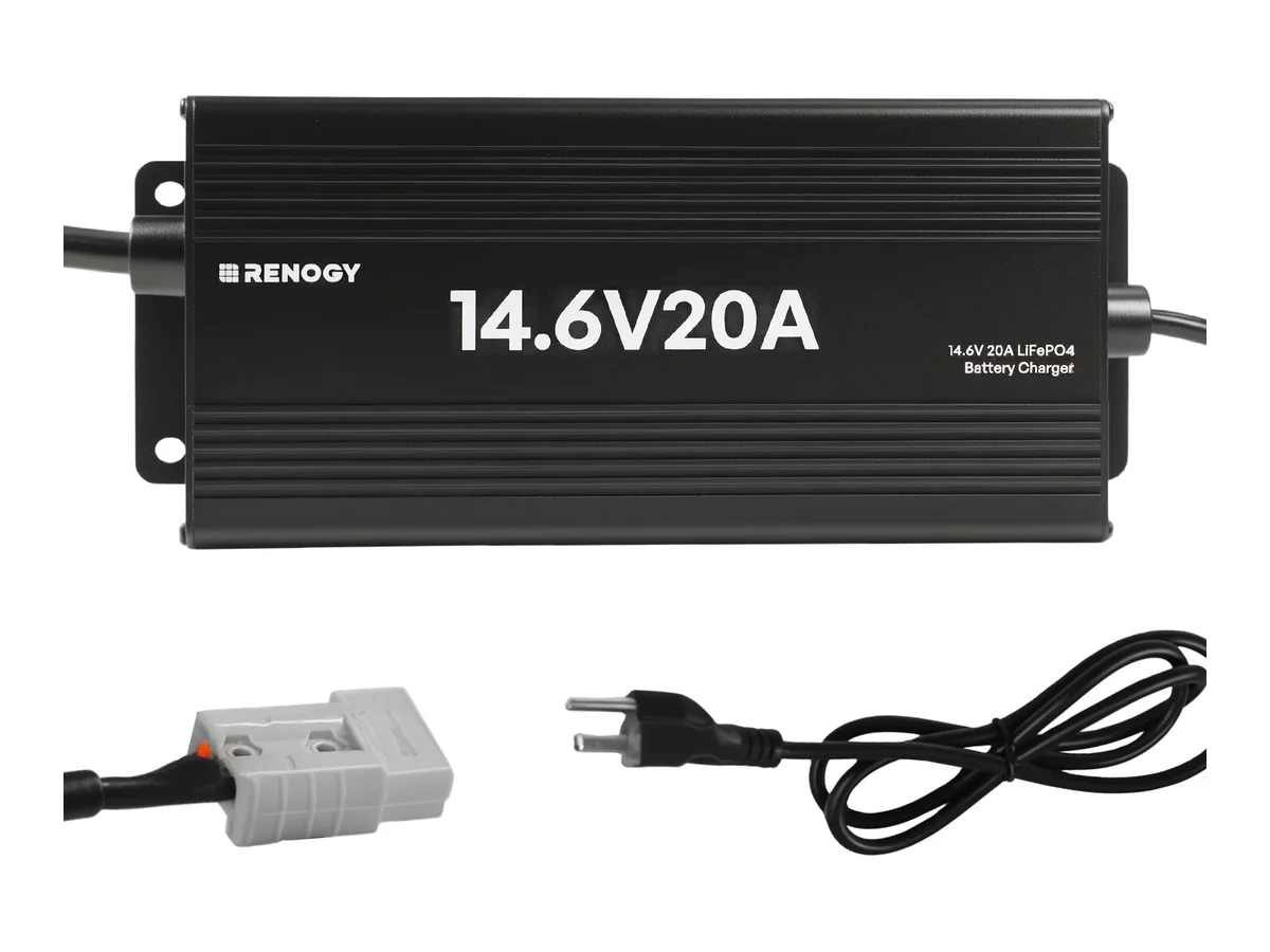 12V 20A/24V 10A AC-to-DC LFP Portable Battery Charger
