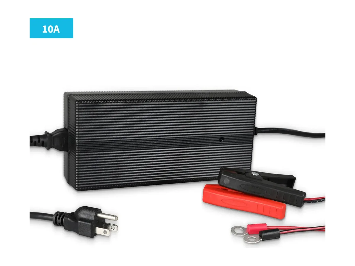 24V 10A AC-to-DC LFP Portable Battery Charger
