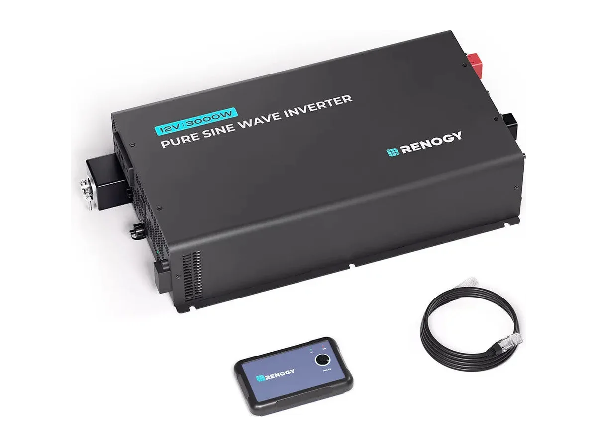 3000W 12V Pro Pure Sine Wave Inverter with EcoSleep Mode