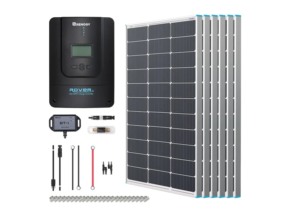 600W 12V Starter Solar Panel Kit