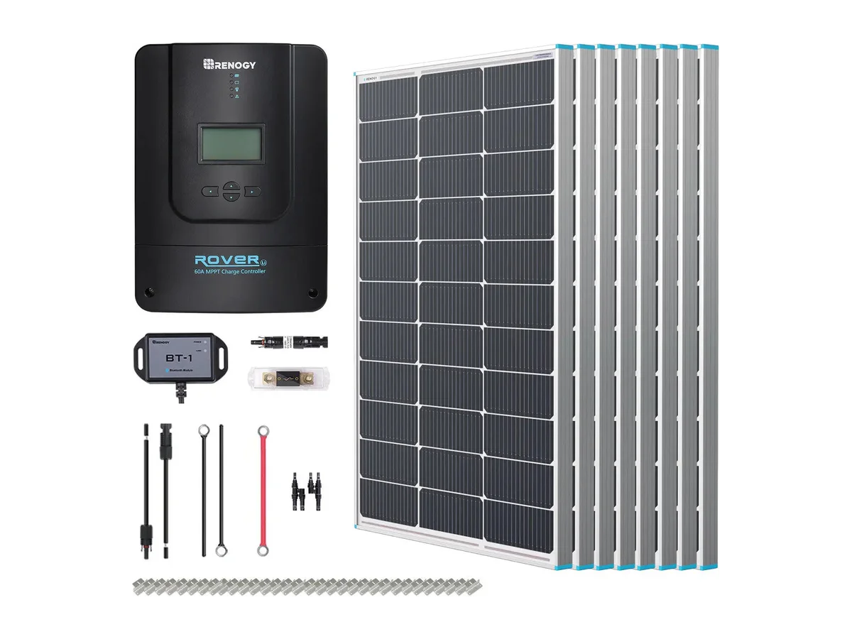 800W 12V Starter Solar Panel Kit