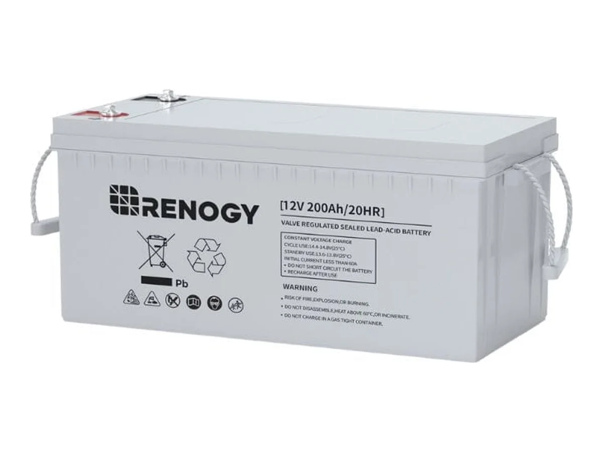 Renogy Deep Cycle AGM Battery 12 Volt 200Ah - Choose your Bundle