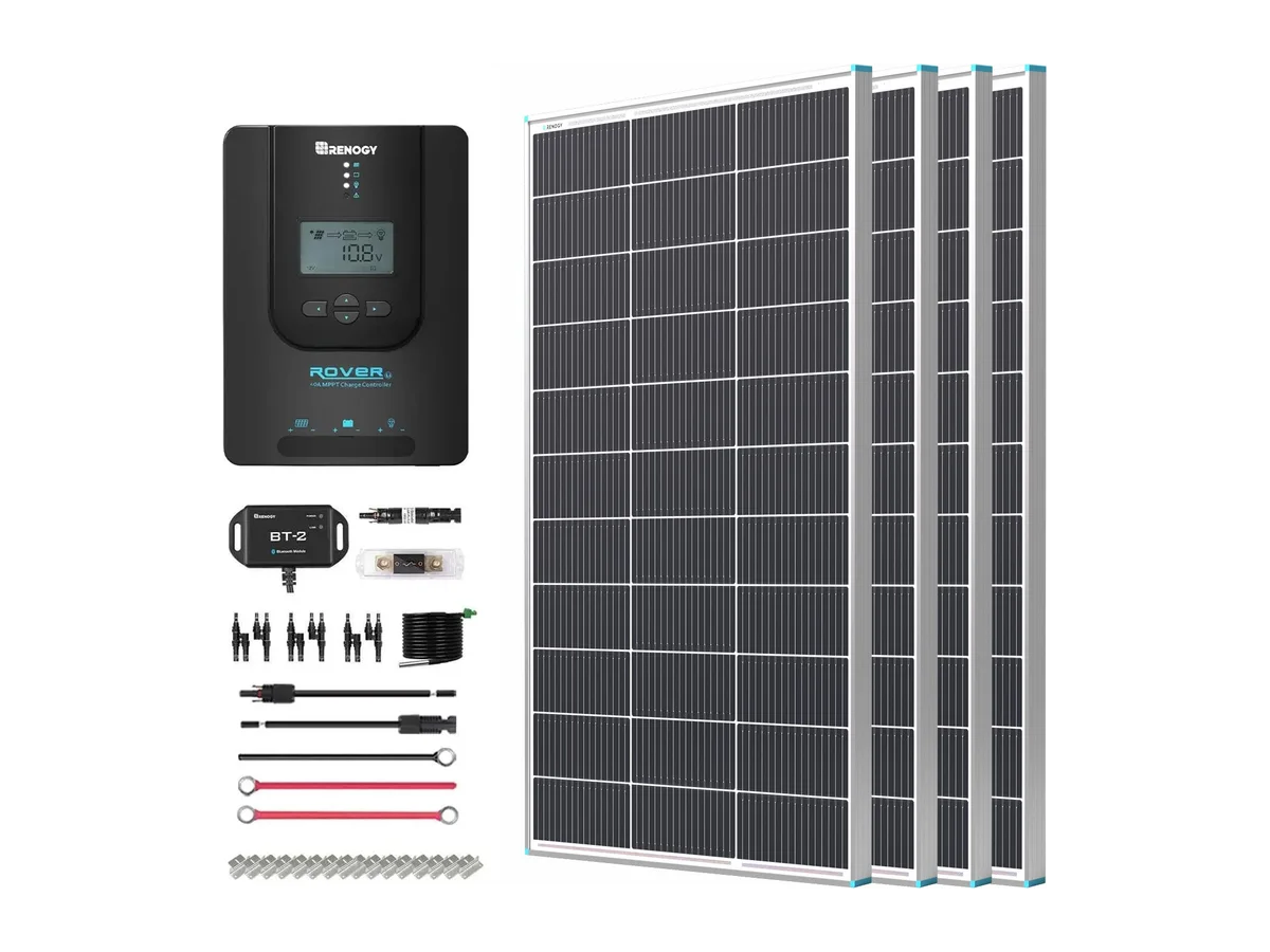 400W 12V Solar Panel Kit with Optional Smart Monitoring