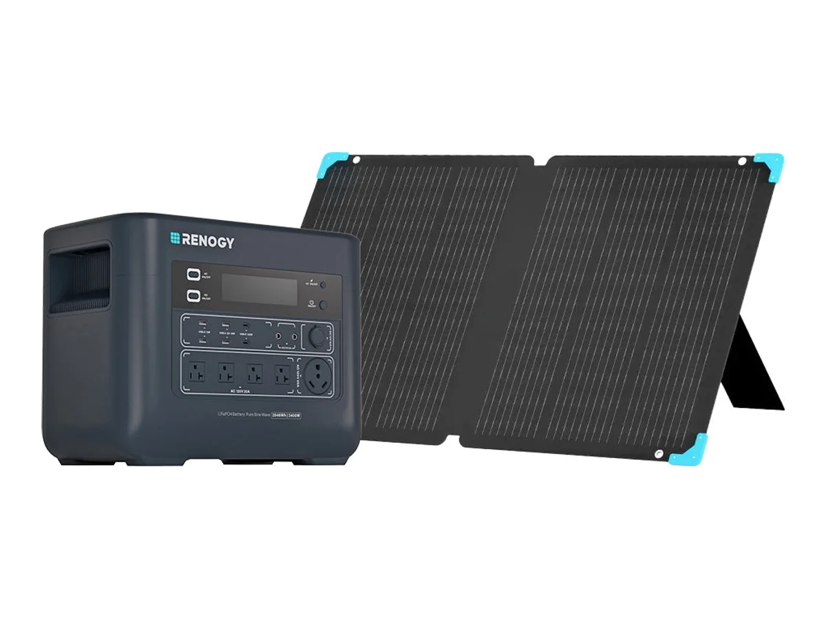 PowerStation 2000 & 120W Portable Solar Panel