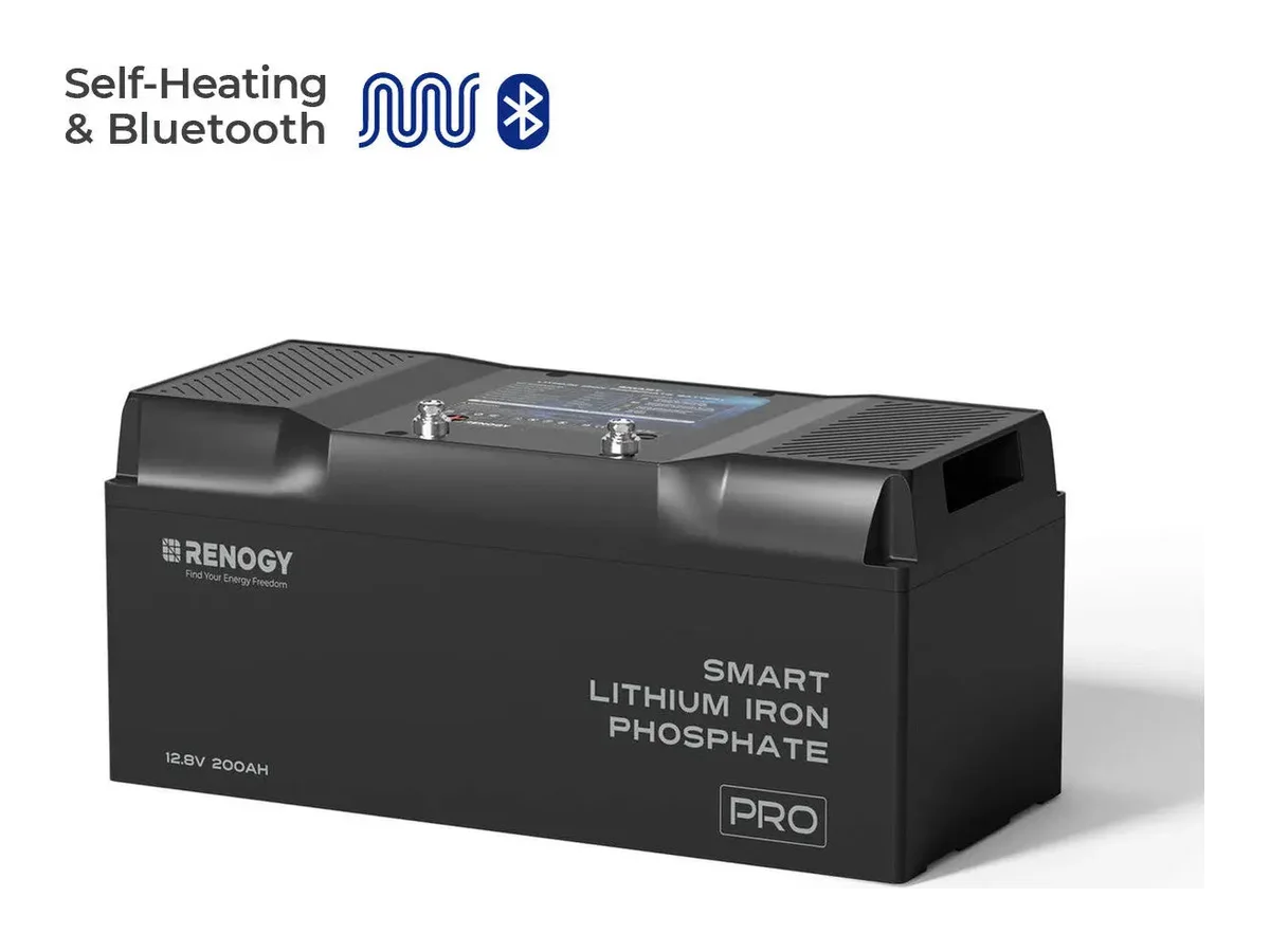 12V 100Ah/200Ah Smart LiFePO4 Battery w/ Bluetooth & Self-Heating | Pro Series