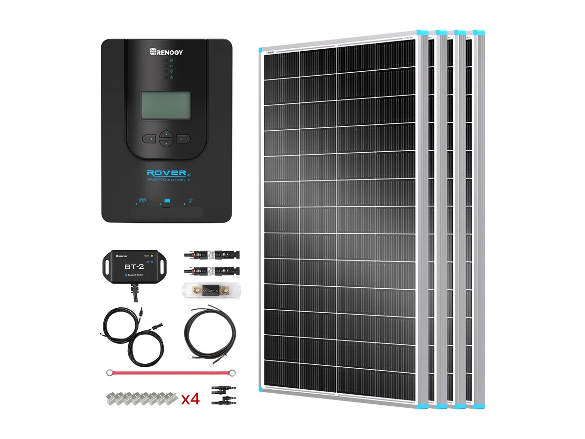 800W 12V Essential Solar Panel Kit