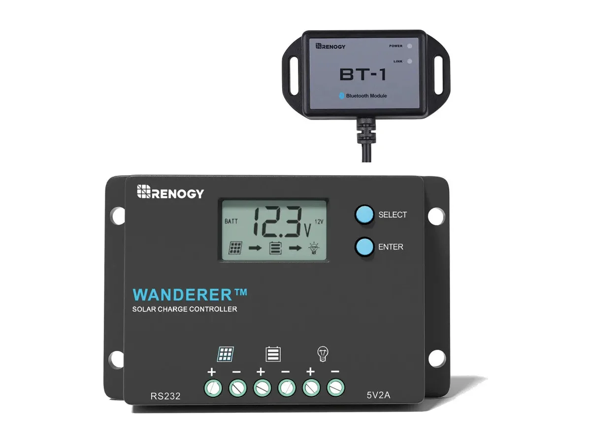 Wanderer 10A PWM Charge Controller with BT1