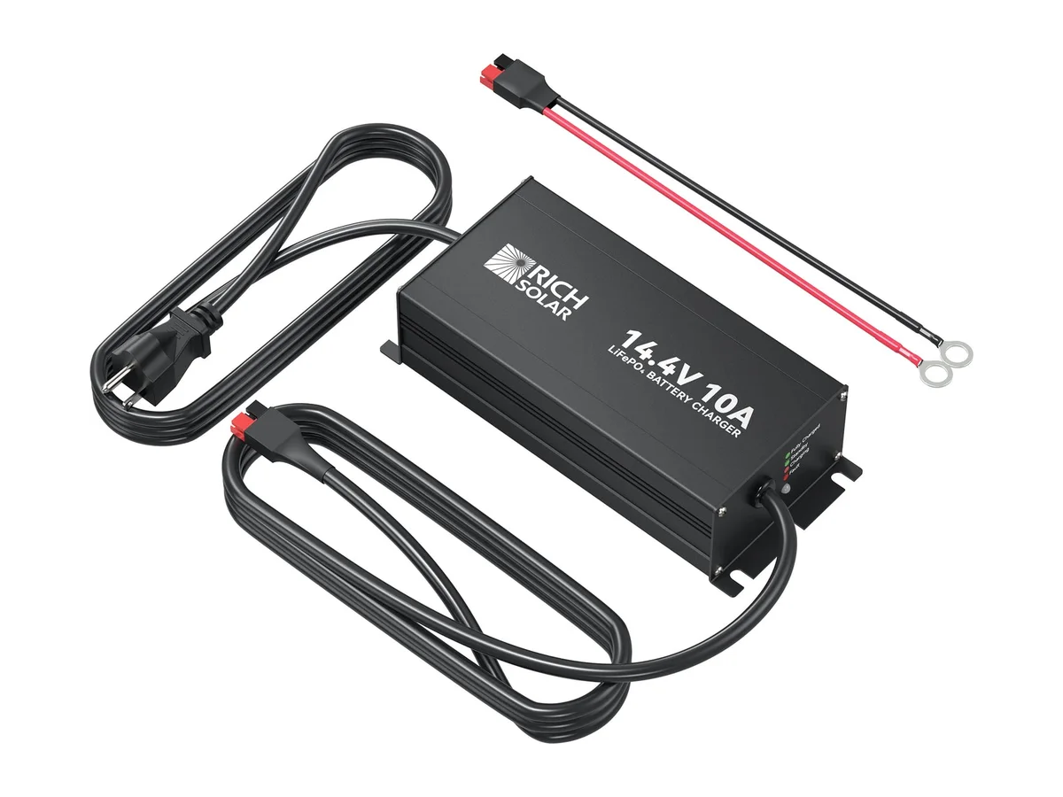 12V(14.4V) 10A | 100-240VAC | 12V LiFePO4 Battery Charger