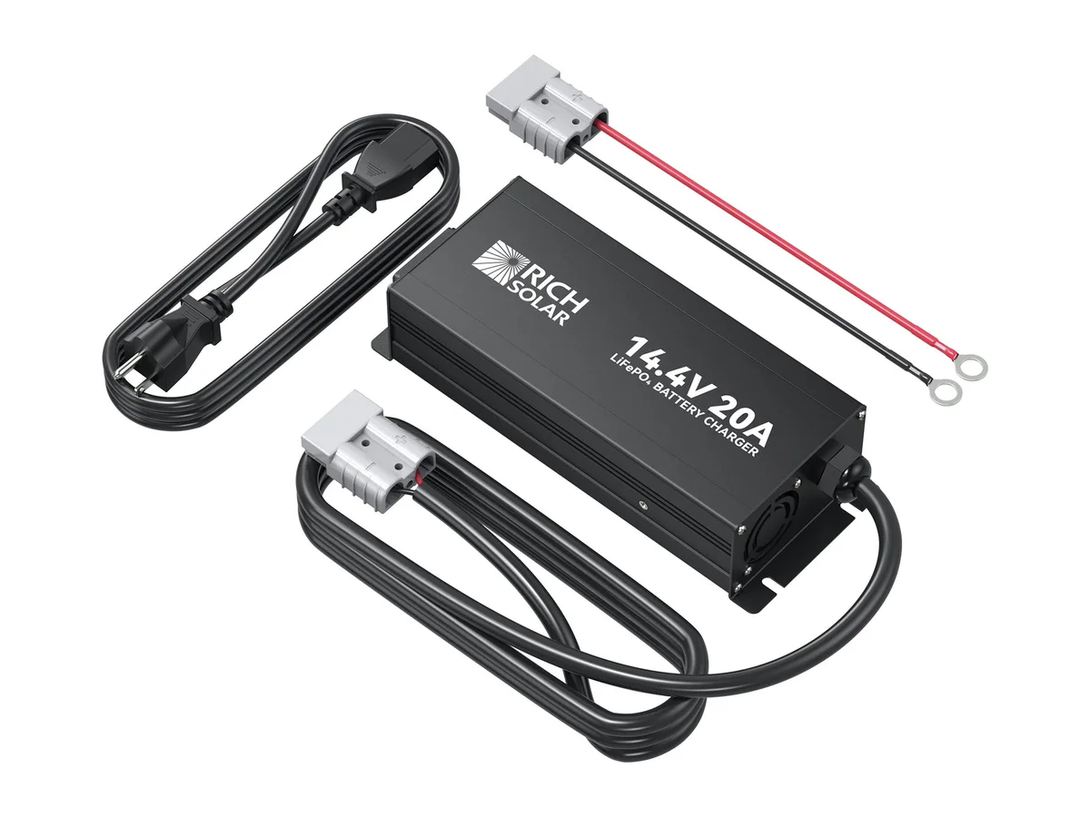 12V(14.4V) 20A | 100-240VAC | 12V LiFePO4 Battery Charger