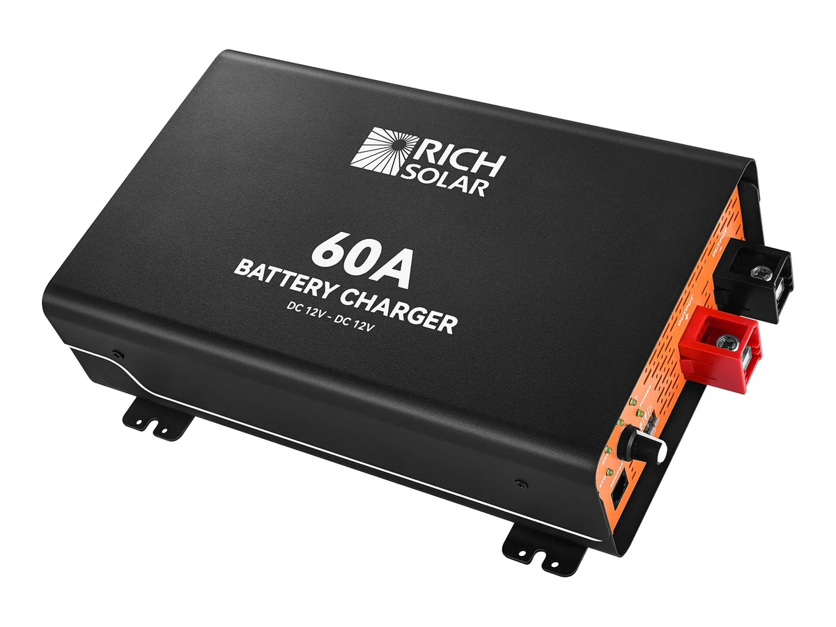 12V 60A DC-DC Battery Charger for RVs, Vans, Boats & Off-Grid Systems | Lithium & Lead-Acid