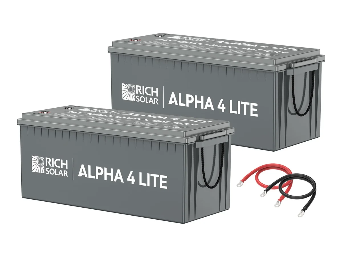 24V - 200AH - 5.1kWh Lithium Battery Bank