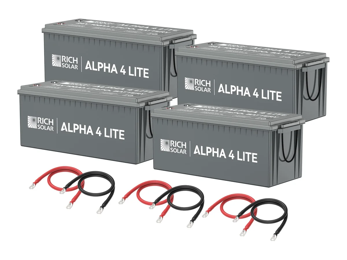 24V - 400AH - 10.2kWh Lithium Battery Bank