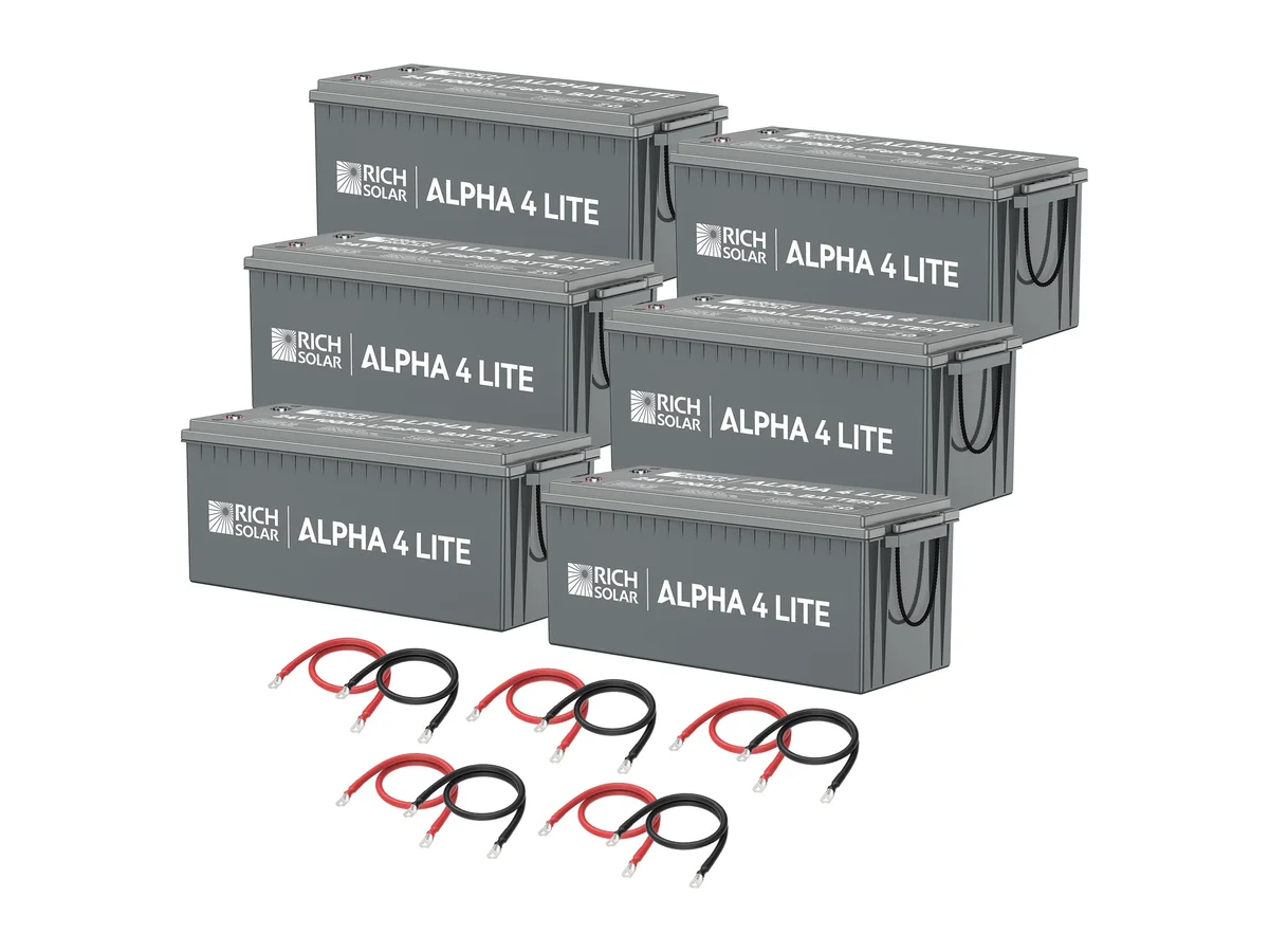 24V - 600AH - 15.3kWh Lithium Battery Bank