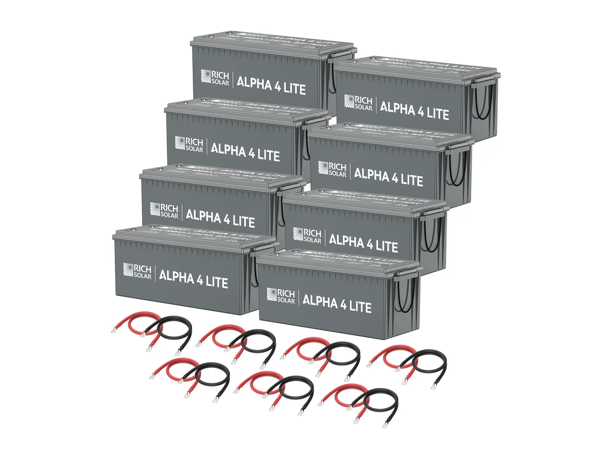 24V - 800AH - 20.4kWh Lithium Battery Bank