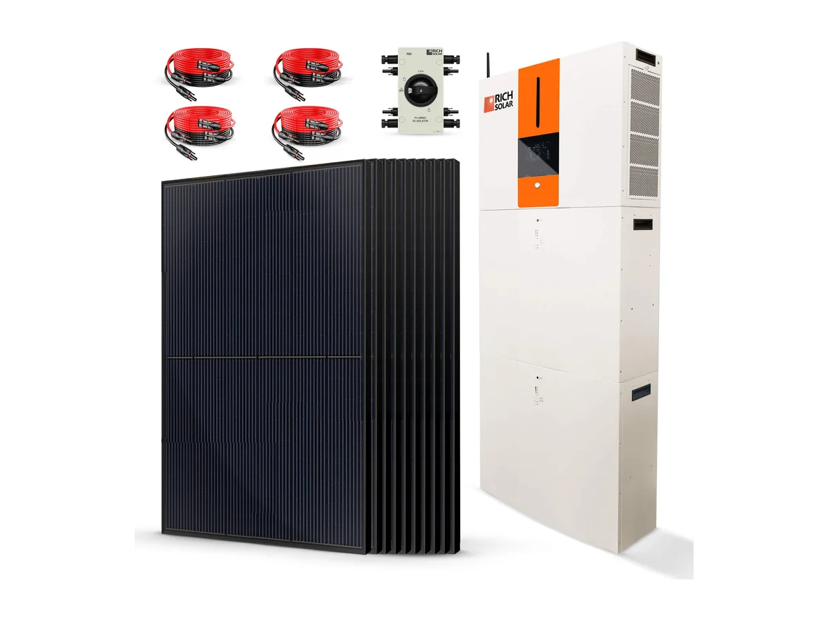 4000 Watt Solar | 48V 6500W/120V Hybrid Inverter | All-in-One Kit