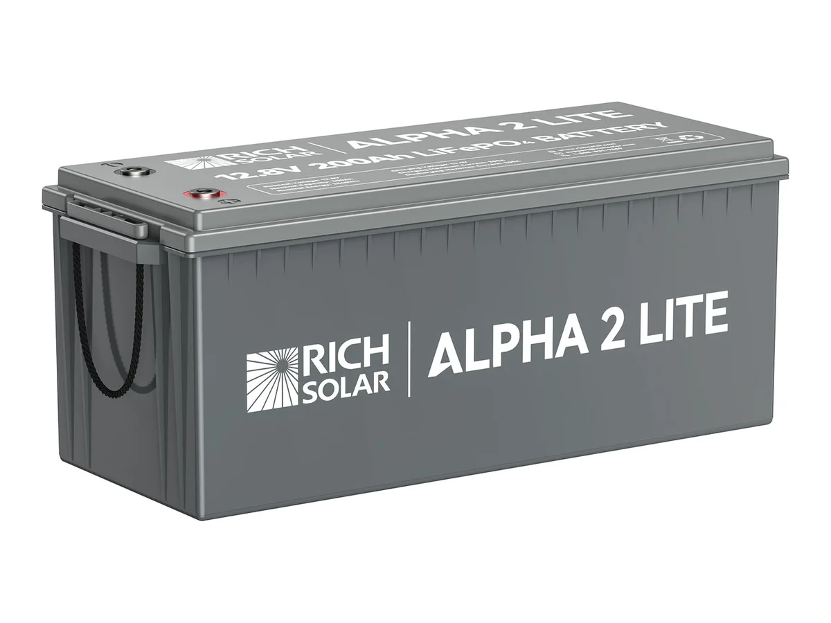 ALPHA 2 LITE | 12V 200Ah LiFePO4 Battery | Best 12V Deep Cycle Lithium Battery for RVs, Trailers, Vans, Boats, Off-Grid | 4,000 Lifetime Cycles | Best Value