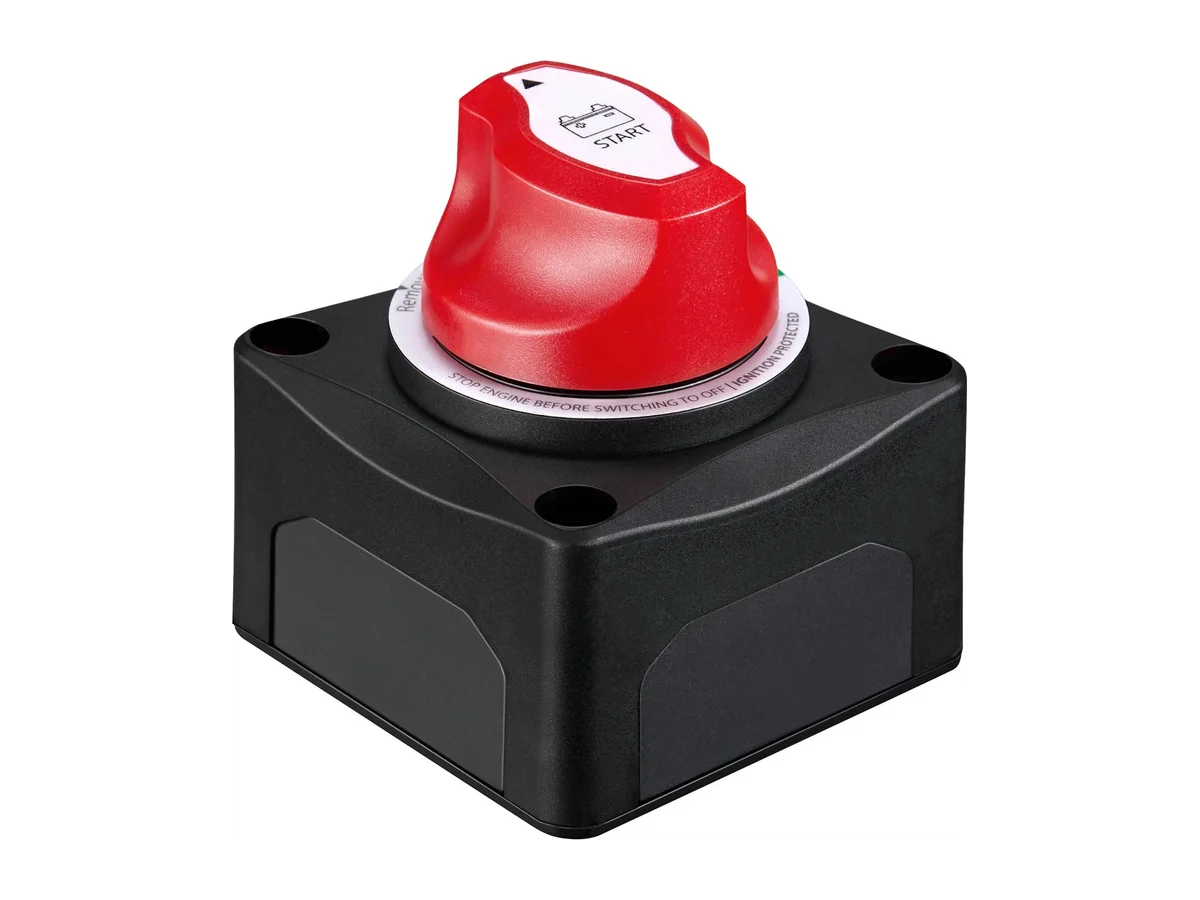 275A On/Off Battery Switch | 275 Amp DC Switch with Removable Knob for Isolation and Safety | Easy Install