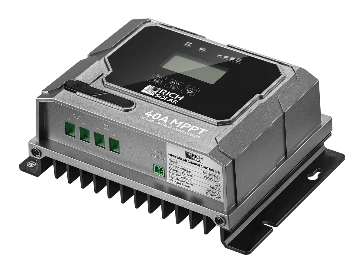BRAVO 40 | 40 Amp MPPT Solar Charge Controller | Premium 40A 12V/24V MPPT Solar Controller for RVs, Trailers, Campers, Vans, Boats, Off-Grid | Awarded #1 Solar Controller 2025 | UL 1741 Certified