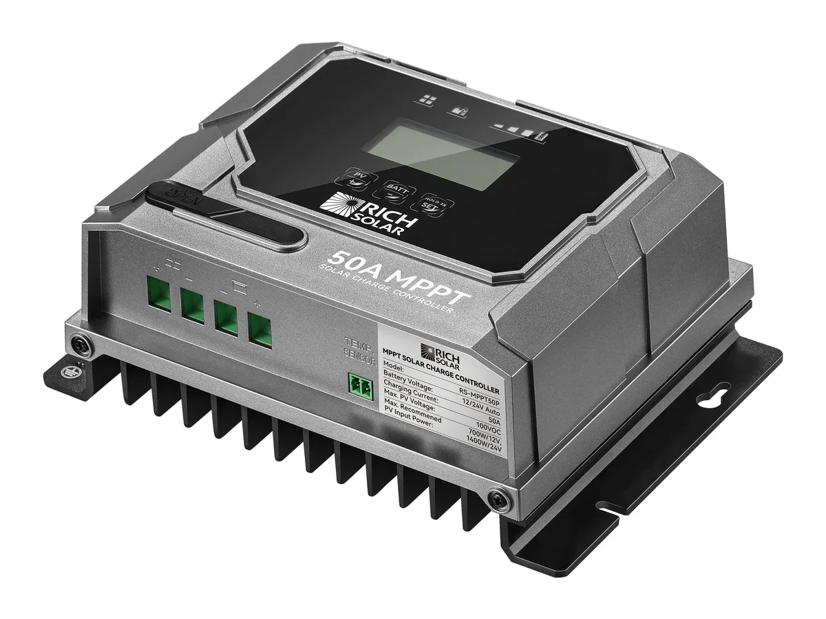 BRAVO 50 | 50 Amp MPPT Solar Charge Controller | Premier 50A 12V/24V MPPT Solar Controller for RVs, Trailers, Campers, Vans, Boats, Off-Grid | Awarded #1 Solar Controller 2025
