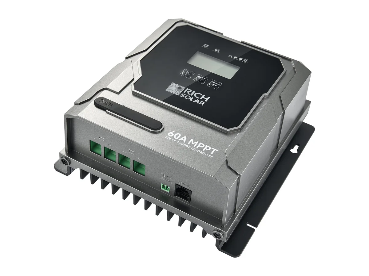 BRAVO 60 | 60A MPPT Solar Charge Controller | Premier 60A 12V/24V MPPT Solar Controller for RVs, Trailers, Campers, Vans, Boats, Off-Grid | Awarded #1 Solar Controller 2025