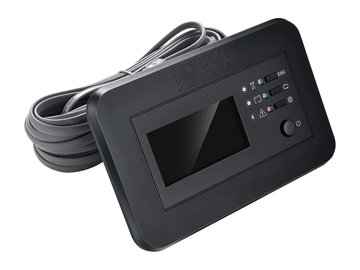Inverter Remote Control with LCD & Bluetooth | Bypass Mode & Smart Charging | Compatible with NOVA SWITCH & NOVA SUPERCHARGER Series Inverters
