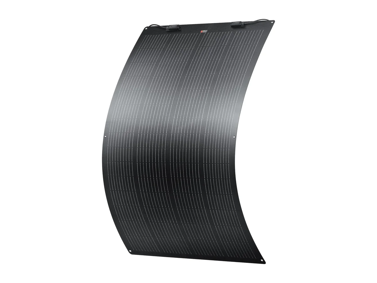 MEGA 200 PRO FLEX | 200W 24V Flexible Solar Panel | 360° Bendable, IP68 Waterproof, for RV Roofs, Marine, Off-Grid, and Overland Systems