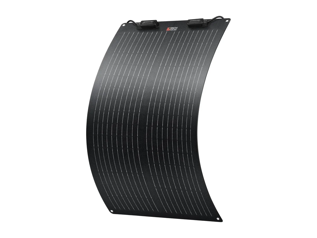 MEGA 50 FLEX | 50W 12V Flexible Solar Panel | Ultra-Lightweight, IP68 Junction Box, for RV, Marine, Off-Grid & Overland